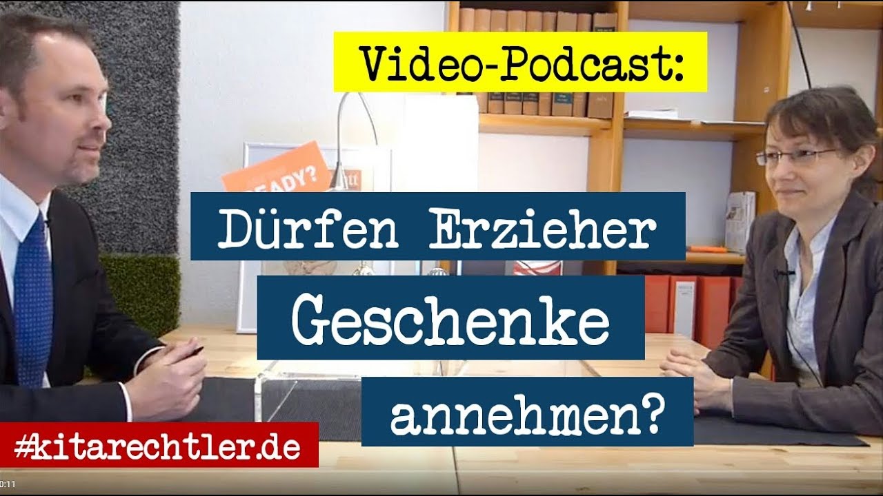 Kitarecht Folge 224 - Geschenke f&uuml;r Kita-Erzieher?