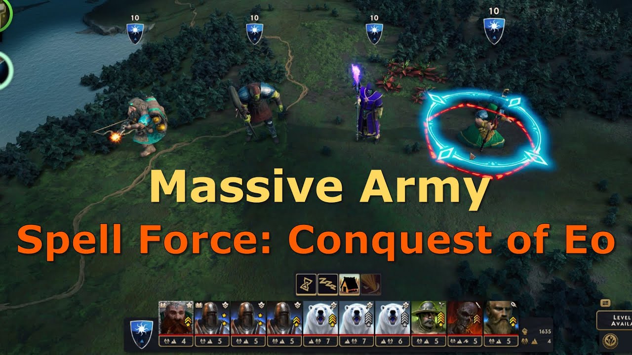 How to Max Troop Stack Size Spell Force Conquest of EO