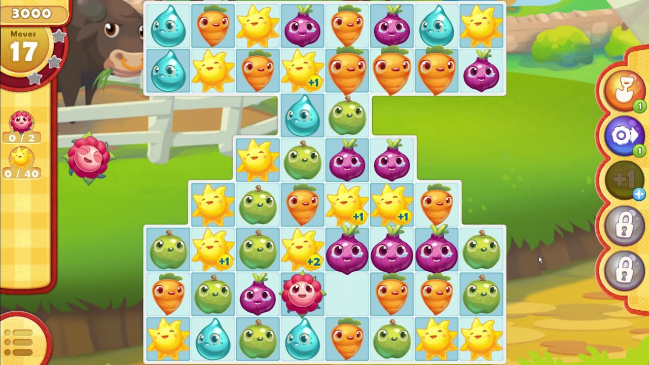 Let's play FARM HEROES SAGA (iOS/Android) || Levels: 11-15 || Match 3 or more Cropsies!
