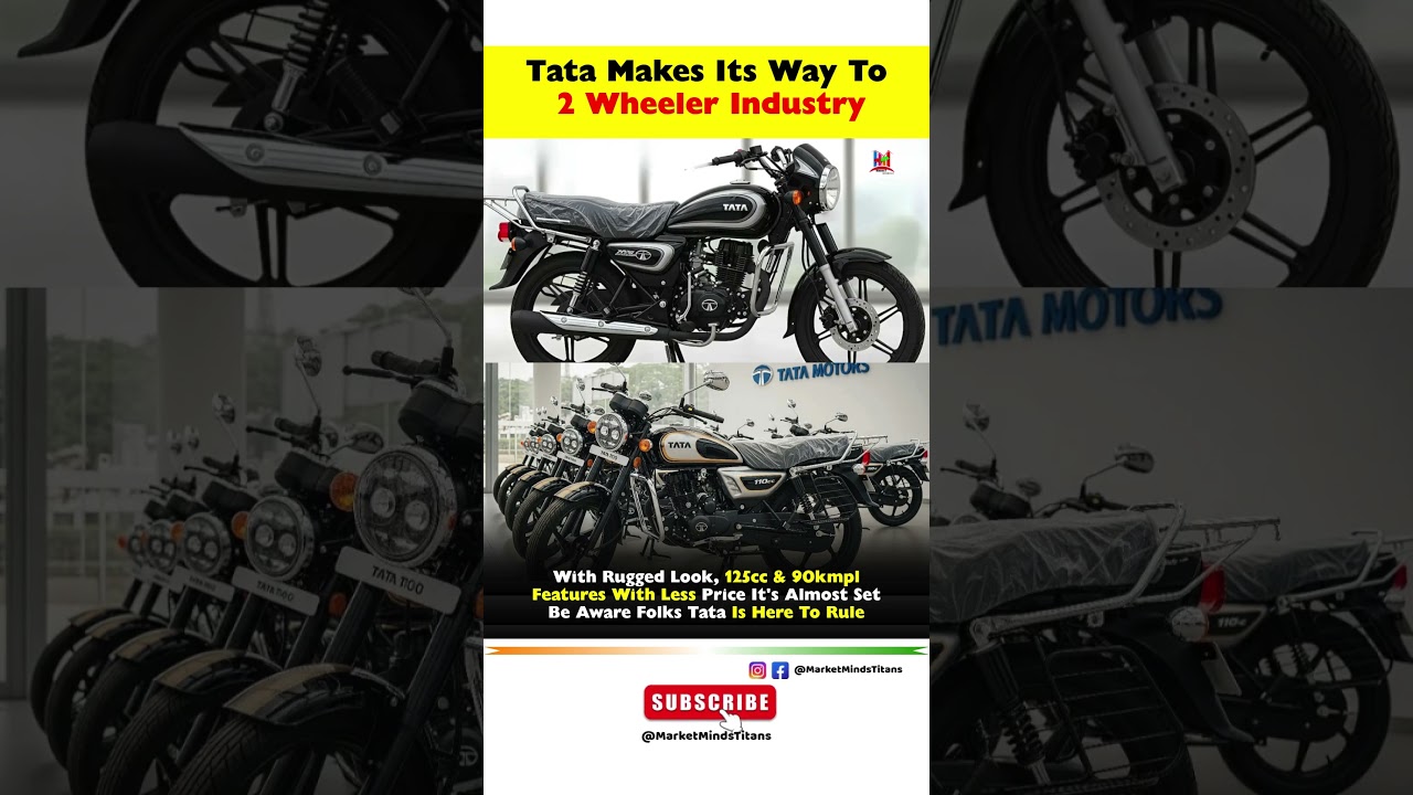 Tata Enters Bike Market: Will They Rule the 2-Wheeler Game? #shorts #bike #tata