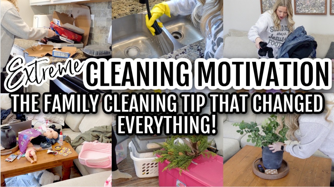 EXTREME CLEANING MOTIVATION! 💪🏼 | AMAZING BEFORE + AFTERS! | TRY THIS CLEANING TIP ASAP!