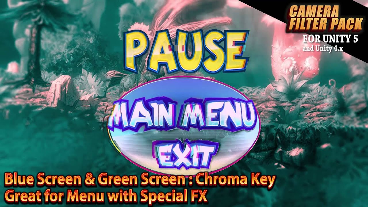 Camera Filter Pack - Blue Screen & Green Screen !