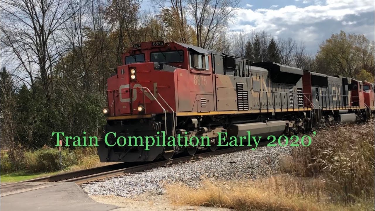 Train Compilation from summer to fall of 2020