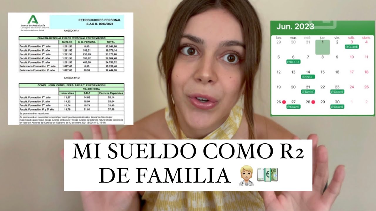 mi SUELDO como MÉDICO RESIDENTE R2 (+guardias)📍en Andalucía | Celia Mora 🥝