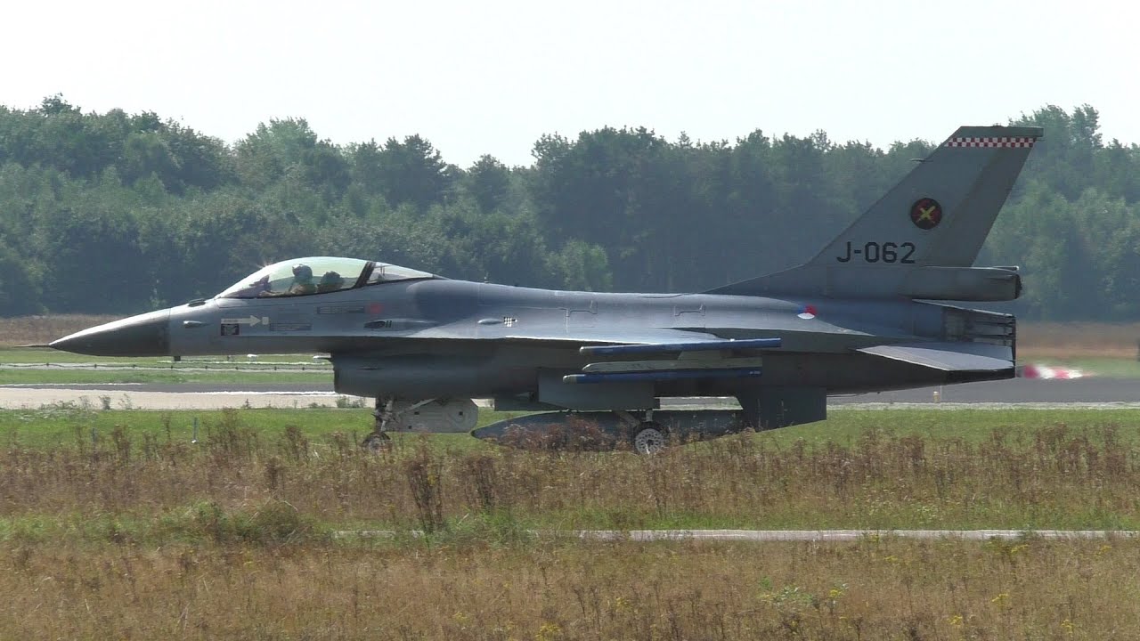 2x F-16 and F-35 Volkel, Afternoon Mission 29 August 2024,Farewell Falcon