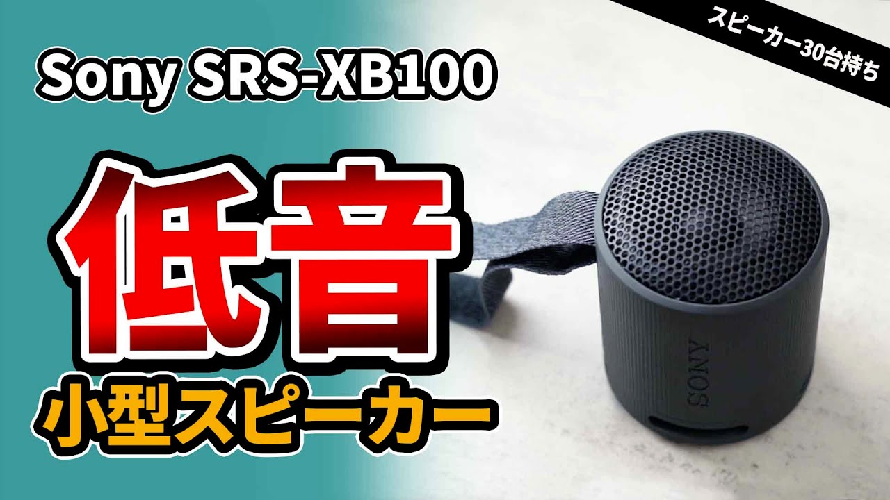 『Sony SRS-XB100』1万円以下で小型!!  2023年おすすめBluetoothスピーカーのコスパは?
