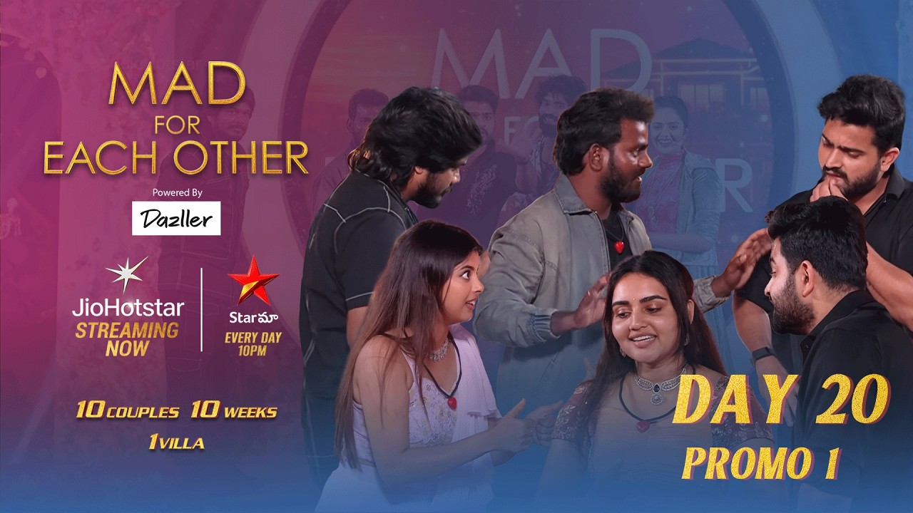 Weekend = Fun mode ON | Mad for Each Other | Day 20 | Promo 1 | JioHotstar