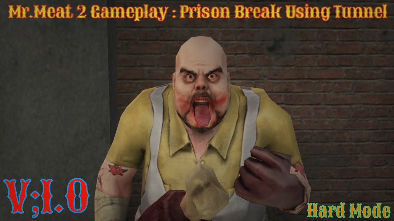 Mr.Meat 2 Gameplay : Prison Break Using Tunnel (V;1.0)