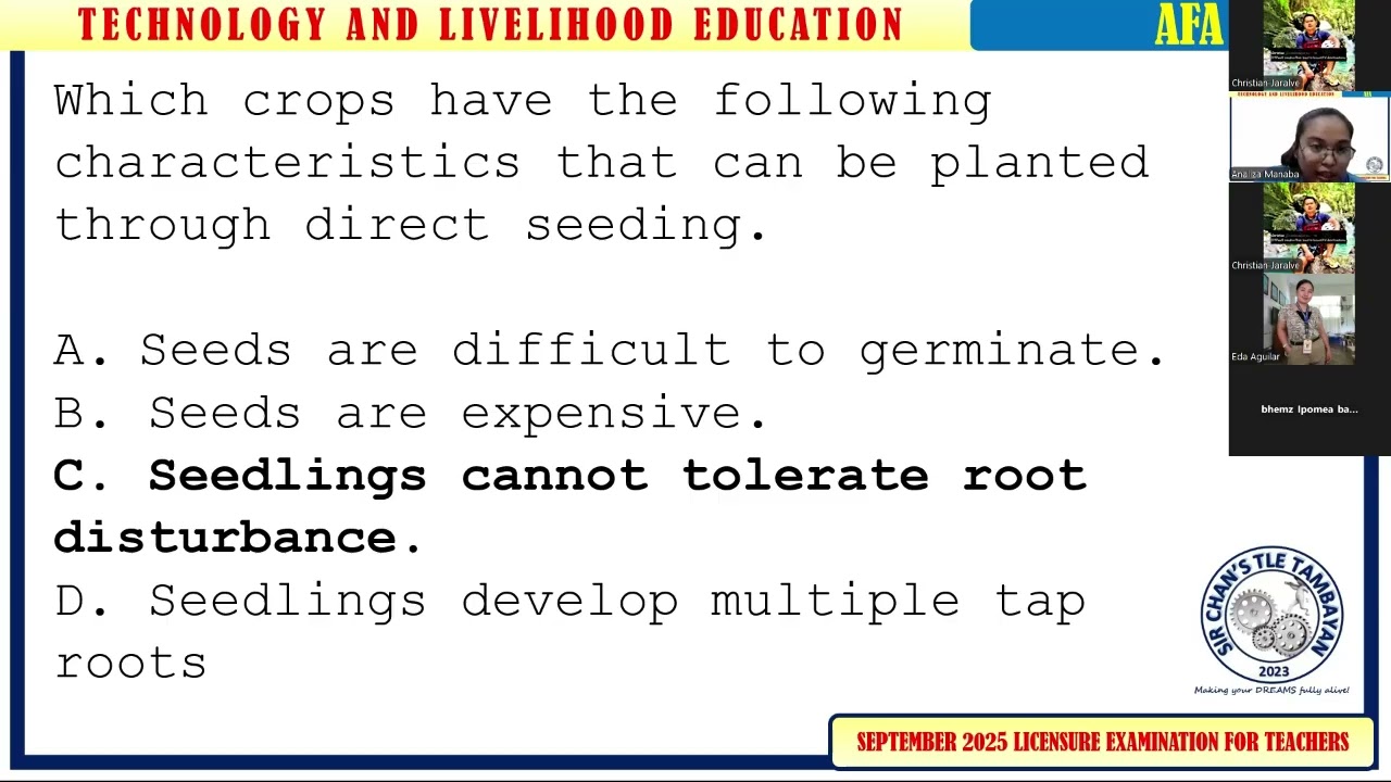 Agriculture and Fishery Arts LET - TLE Part 1
