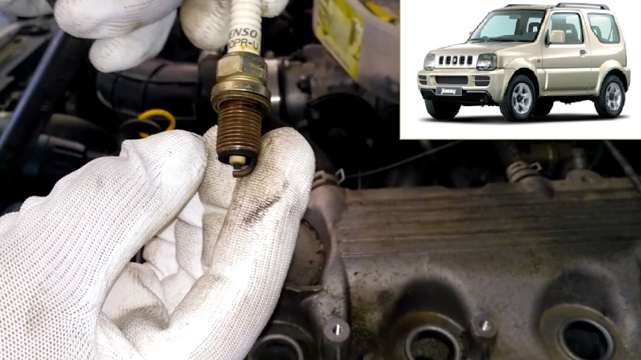 Suzuki Jimny spark plug replacement / gyertya csere