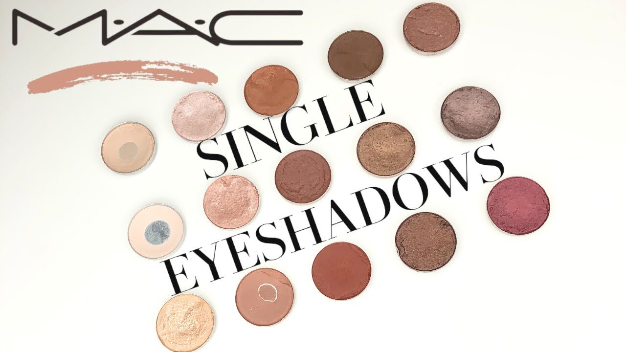 MAC PRO PALETTE / SINGLE EYESHADOWS REVIEW & SWATCHES
