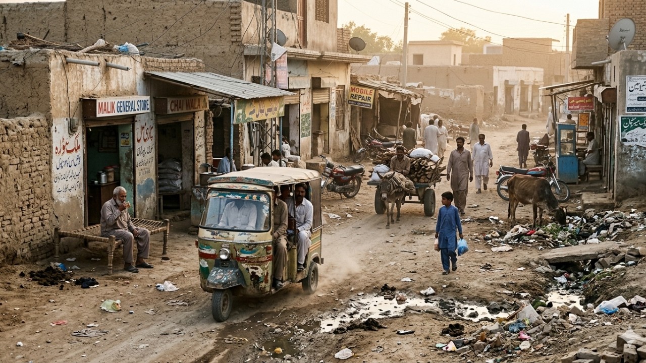 IN THE MOST INTENSE SLUM OF FAISALABAD | Pakistan's Friendliest City | WalkingTour 4k