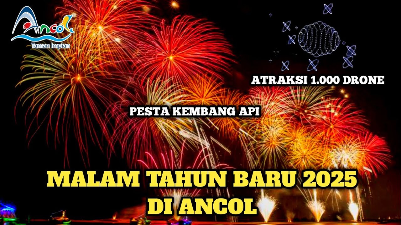 Malam Tahun Baru 2025 di Ancol Menggelar Atraksi 1000 Drone dan Pesta Kembang Api