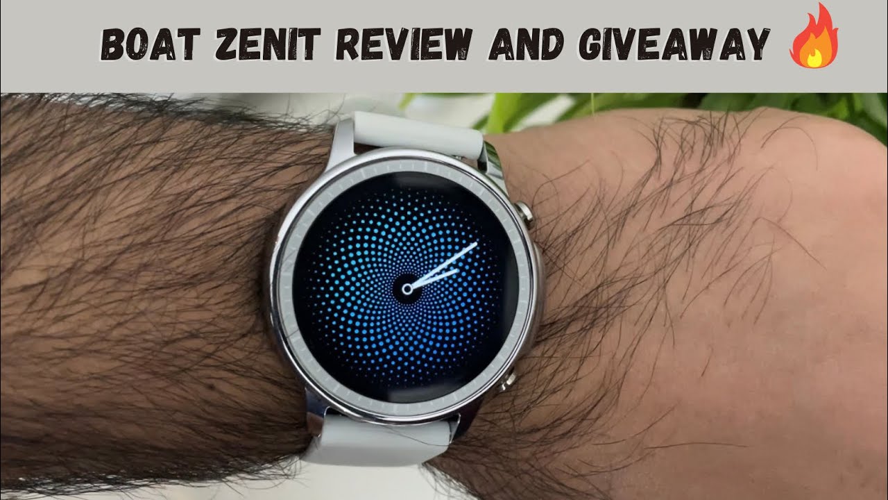 GIVEAWAY ALERT! Boat zenit Review | Best smartwatch under 2k ? #boat #noise #boatzenit