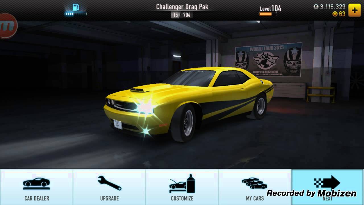 CSR Racing: Challenger Mopar Drag Pak World Tour