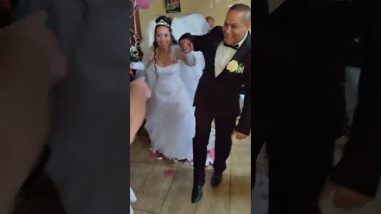 Míša a Květa svatba rozbíjení talíře