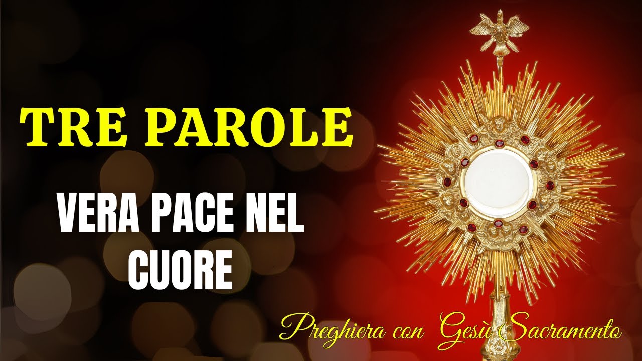 15 MINUTI CON GESU SACRAMENTATO - Affida a Maria ogni Ansia e Trova Pace