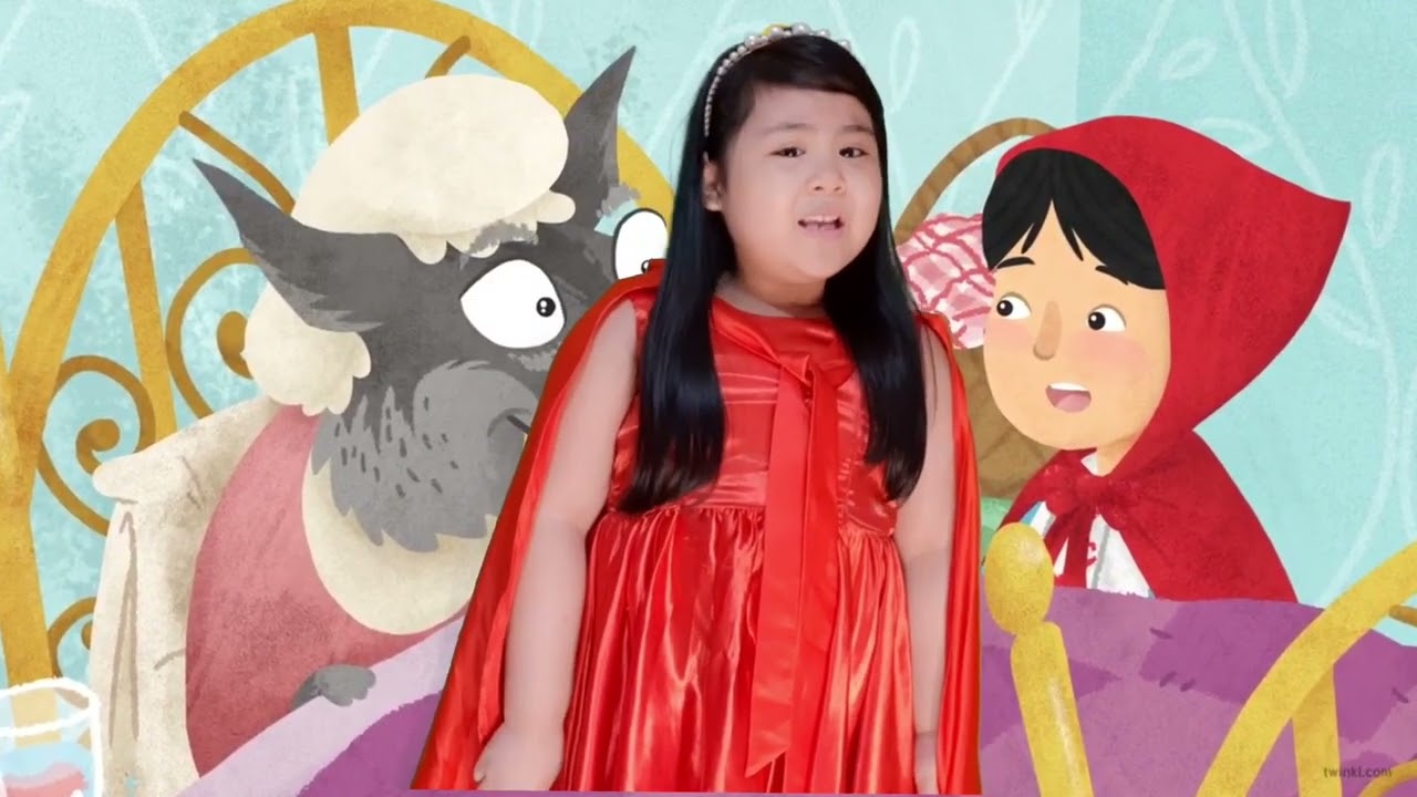 Little Red Riding Hood | Story Telling English Month | November 2021