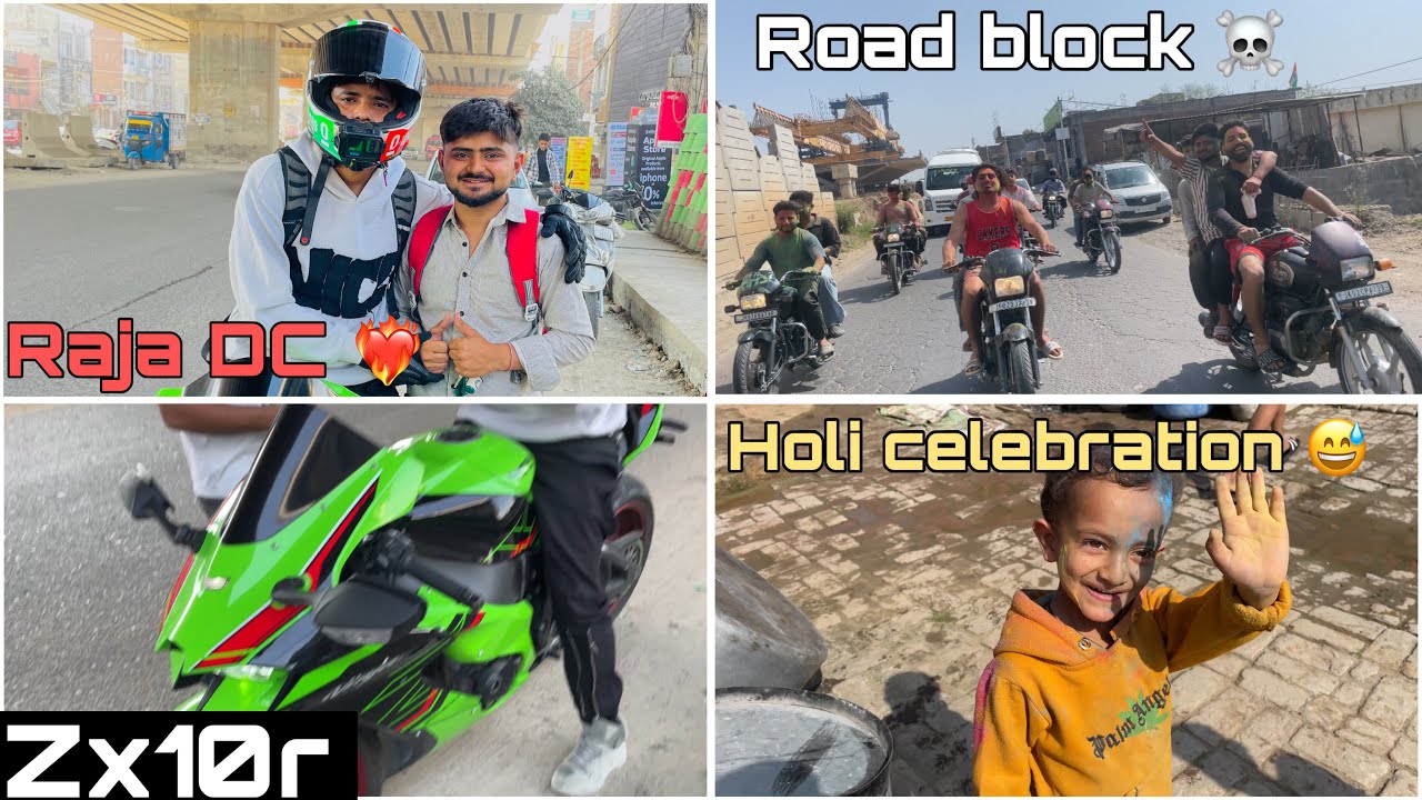 Holi celebration 😍|| meet with Raja DC ❤️|| kuku vlogs 