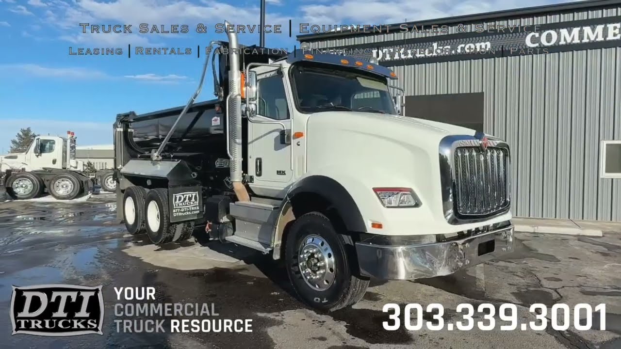 2019 International HX620 Dump Truck, Cummins X15 Performance Series!