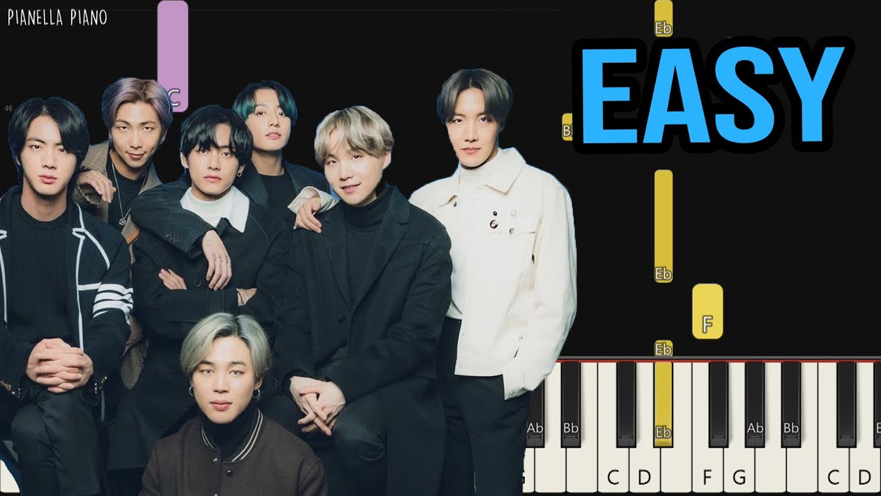BTS - Mikrokosmos | EASY Piano Tutorial by Pianella Piano