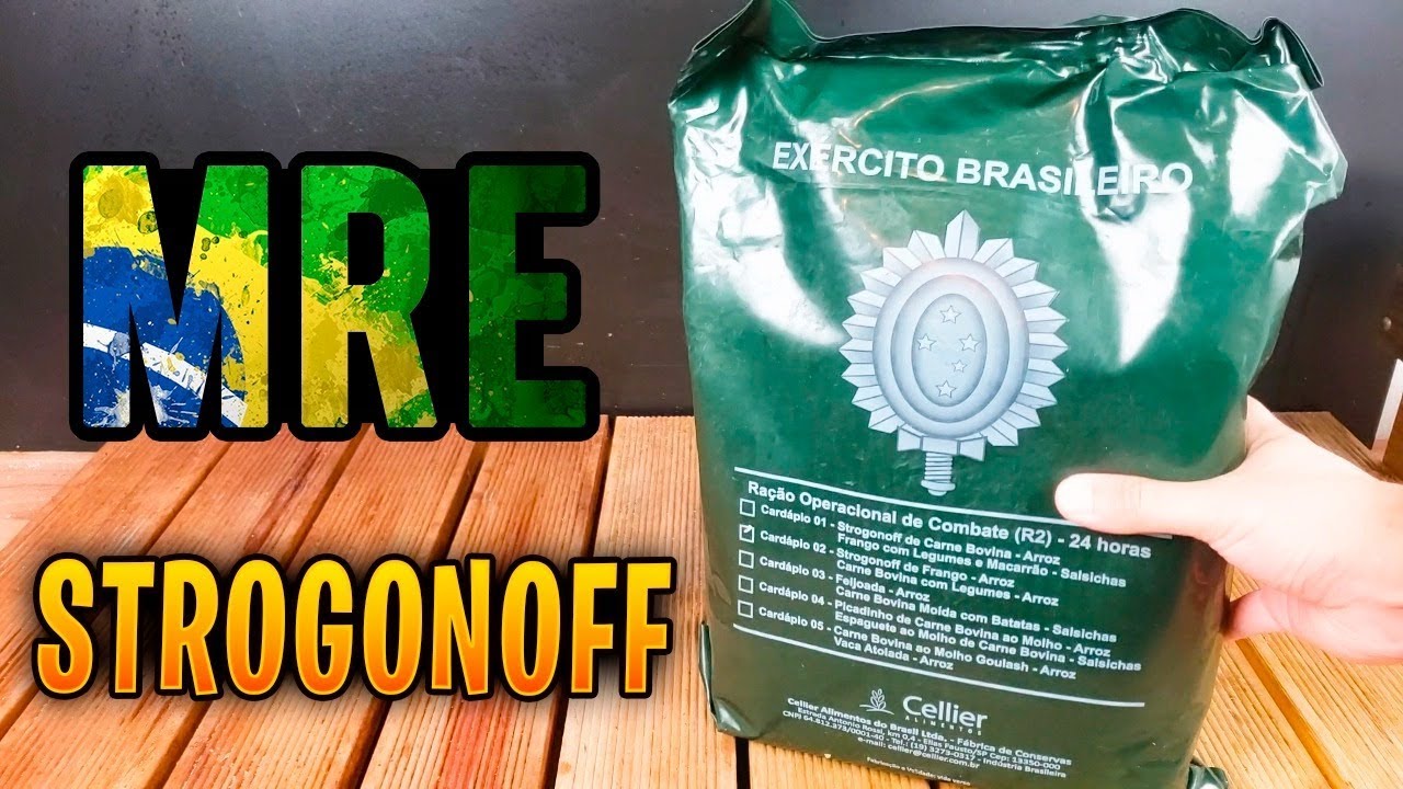 PROVEI A NOVA COMIDA DO EXÉRCITO BRASILEIRO!!!