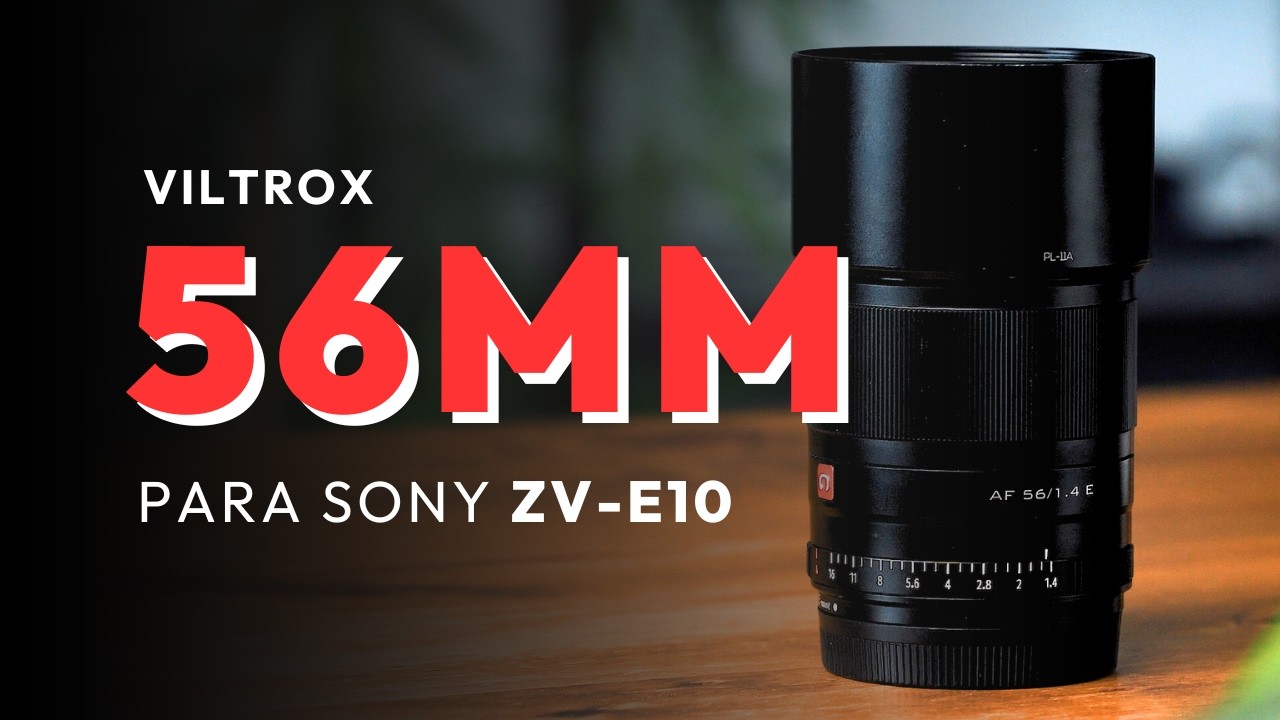 Lente 56mm Viltrox f1.4 + Sony ZV-E10 - Testes Práticos