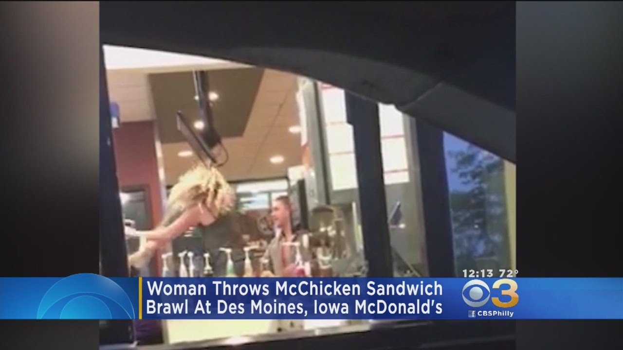 Brawl Over McChicken Sandwich In Caught On Camera