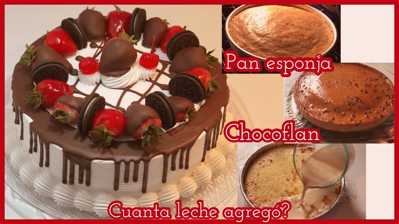 PASTEL TRES LECHES |PAN ESPONJA DE NATA | CHOCOFLAN |JARABE TRES LECHES La cocinita de Kimberly