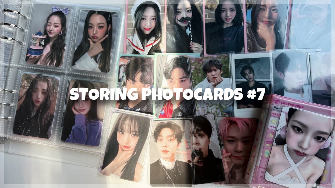 storing photocards #7 ~ astro, itzy, ive, katseye, & aespa.