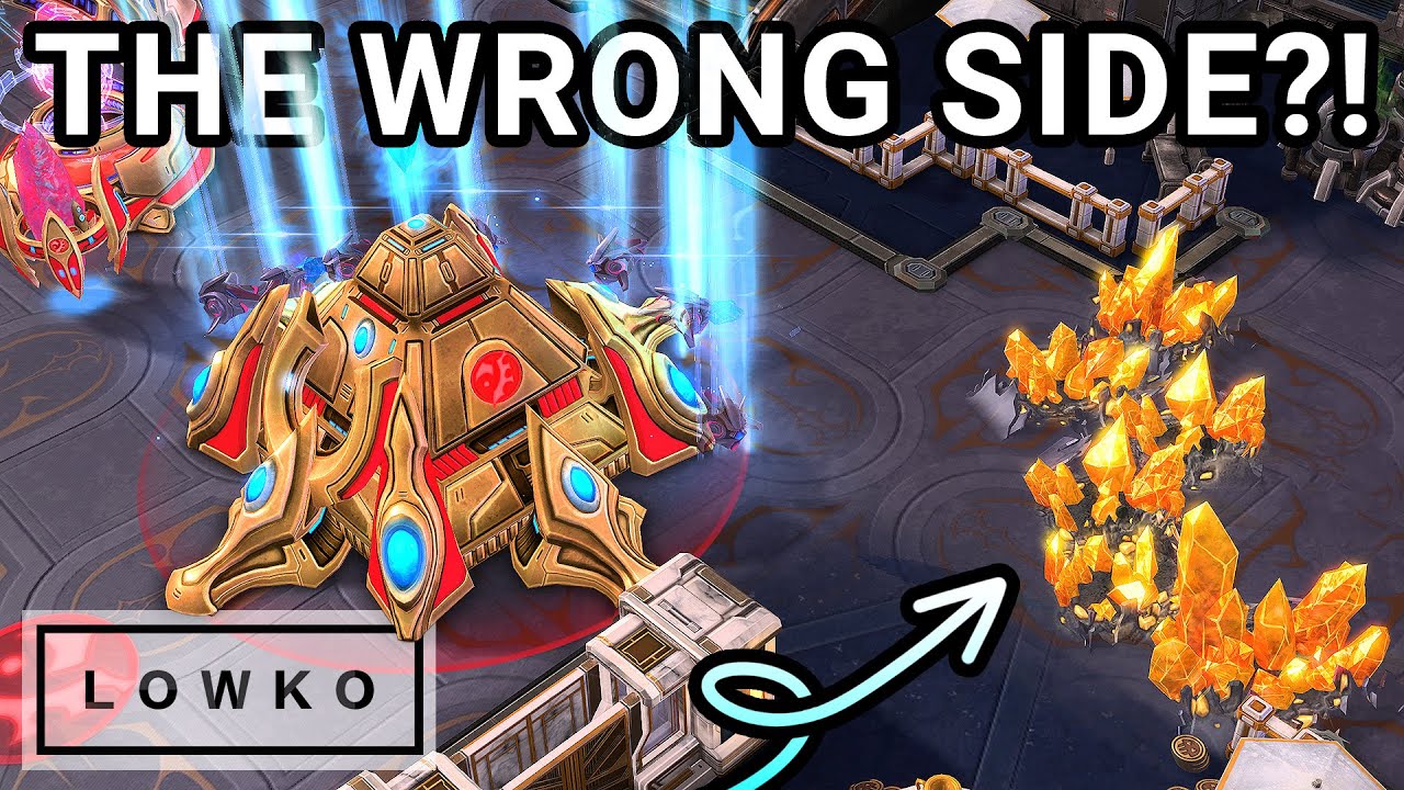 StarCraft 2: Has' GOLD BASE RUSH on the Wrong Side! (Best-of-3)