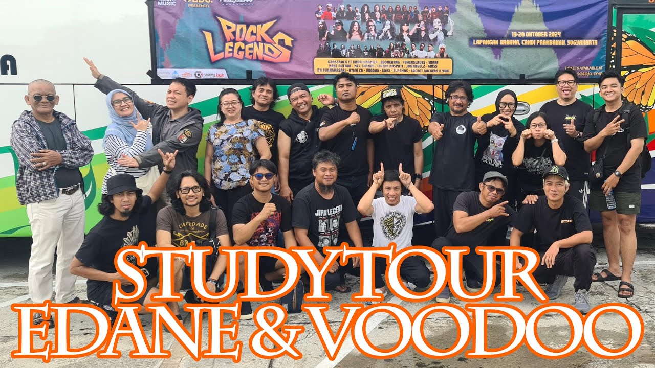 STUDY TOUR ROCK LEGENDS PRAMBANAN EDANE BARENG VOODOO || PART.1