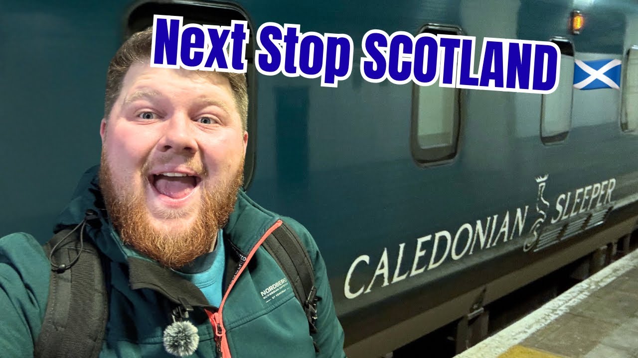 Ночной перелет на поезде Caledonian Sleeper в Шотландское высокогорье! 🏴󠁧󠁢󠁳󠁣󠁴󠁿