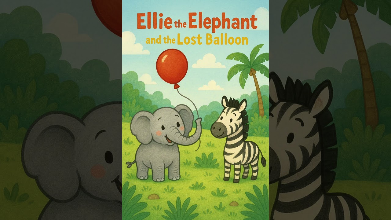 Ellie the Elephant and the Lost Balloon 🐘🎈 | Fun Jungle Adventure Story for Kids