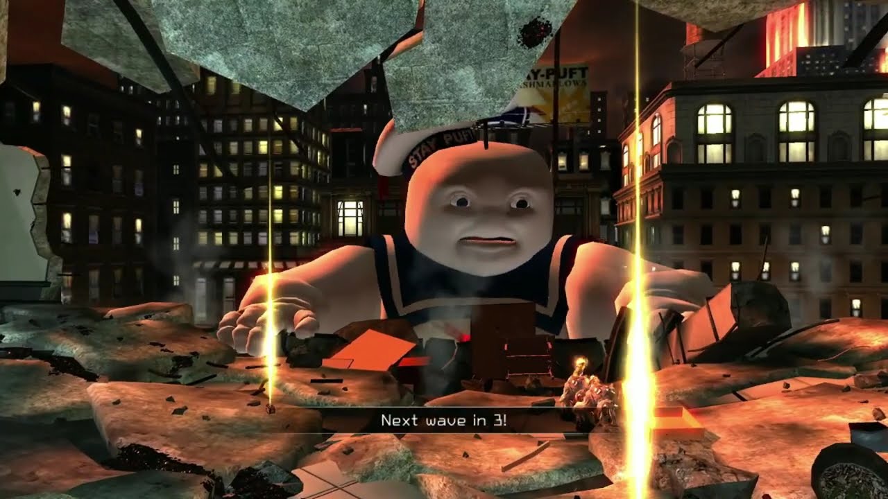 The Ghostbusters Take down Stay Puft Again