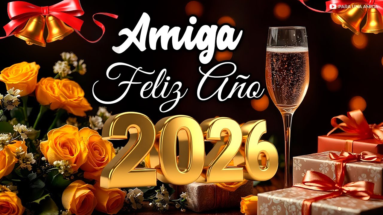 ¡Feliz Año Nuevo 2026, Mi Bella Amiga! 🌷 Un Mensaje Especial de Año Nuevo para Ti