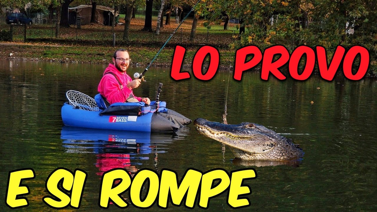 Belly Boat Economico - Recensione-Test al Lago di Piano (Seven Bass Heko 145)