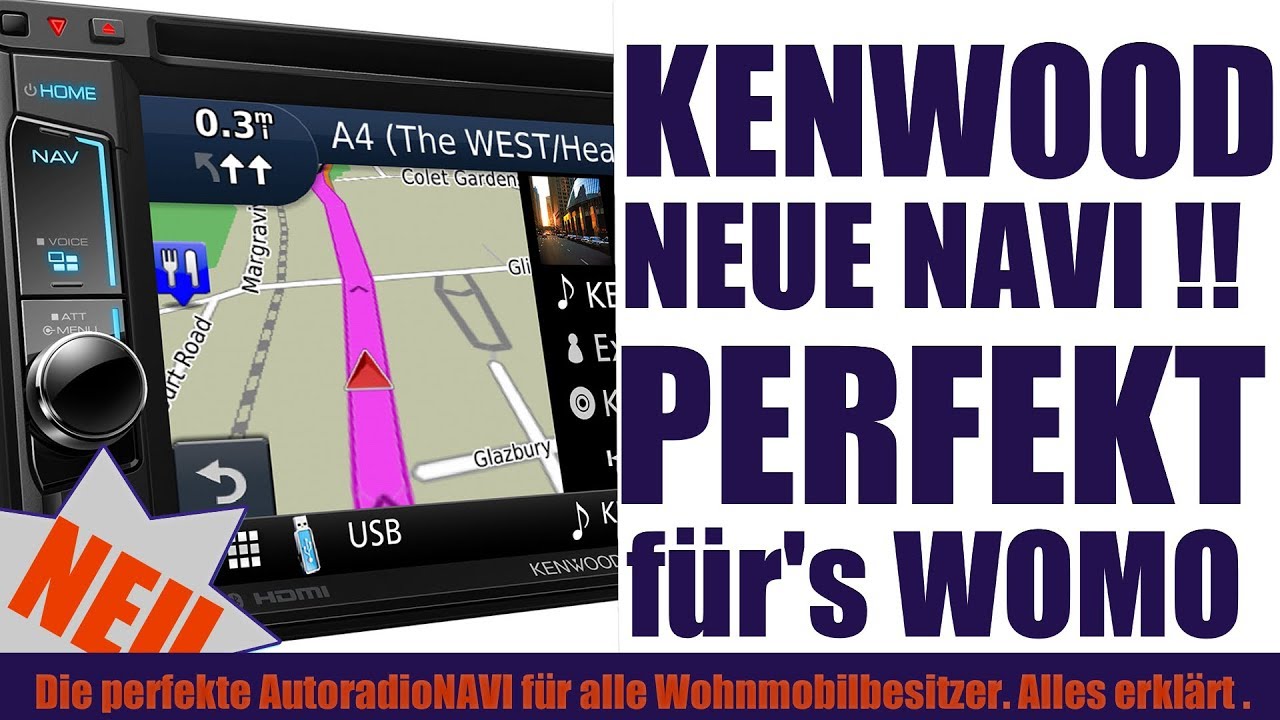 Die perfekte Navi, das perfekte Radio für euer Wohnmobil KENWOOD DNX 451 RVS. Erklärt im Video.