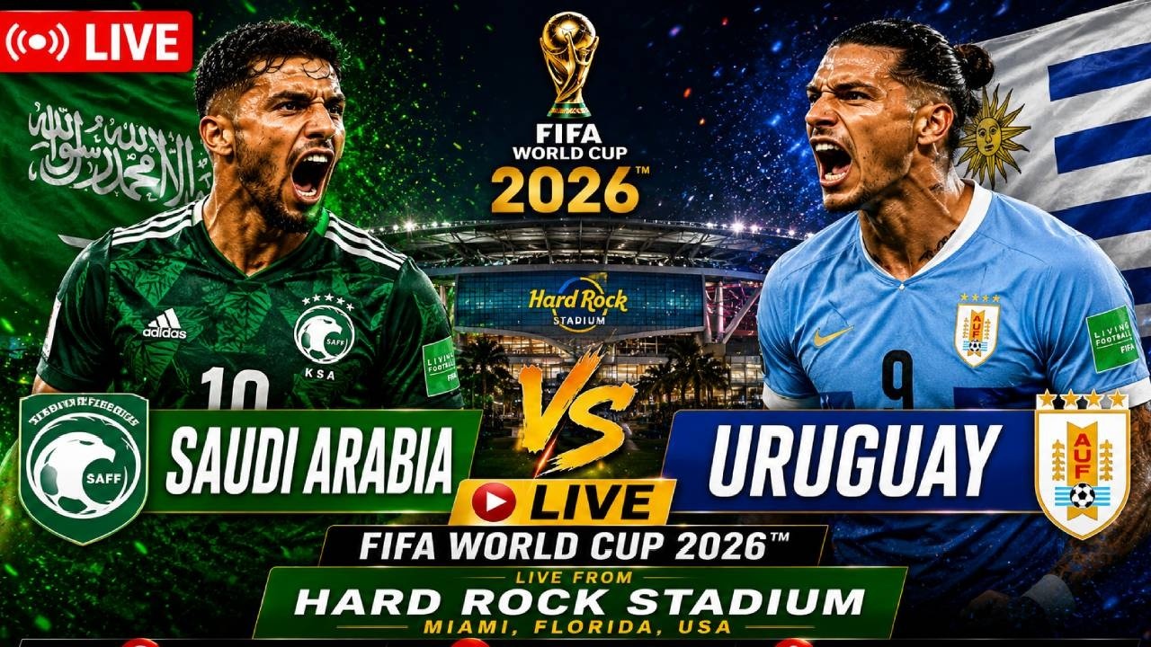 FIFA World Cup 2026 LIVE: Saudi Arabia vs Uruguay | Full Match Coverage
