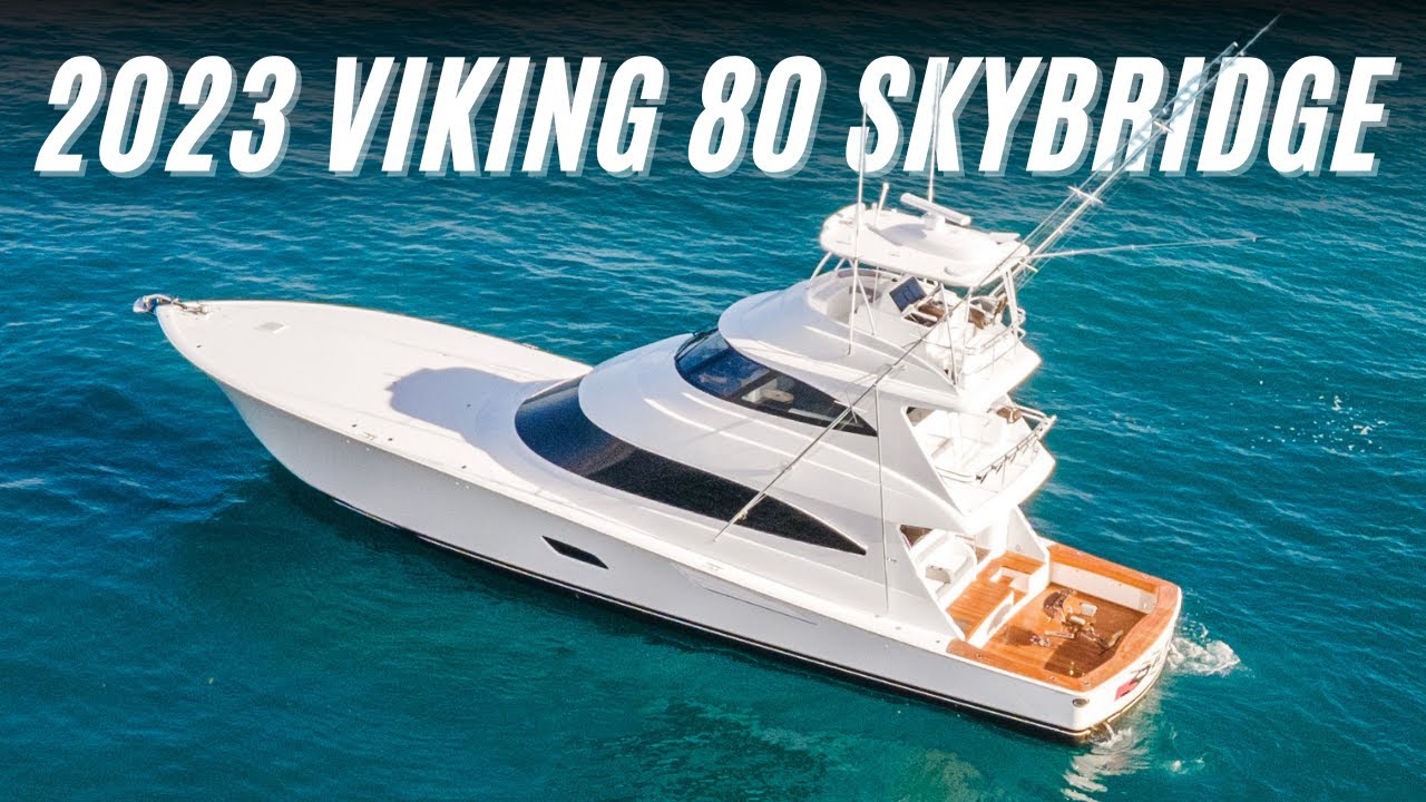 $10,850,000 Viking 80 Skybridge!