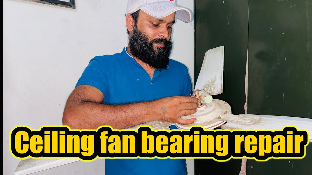 Ceiling fan bearing repair | ceiling fan repair at home | rajeshshriwasvlogs 
