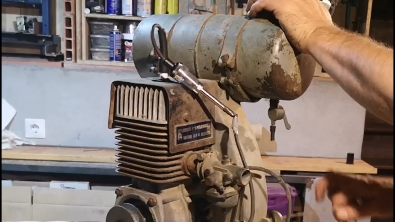 REPARACION REACONDICIONADO ANTIGUO MOTOR CAMPEON DOS TIEMPOS