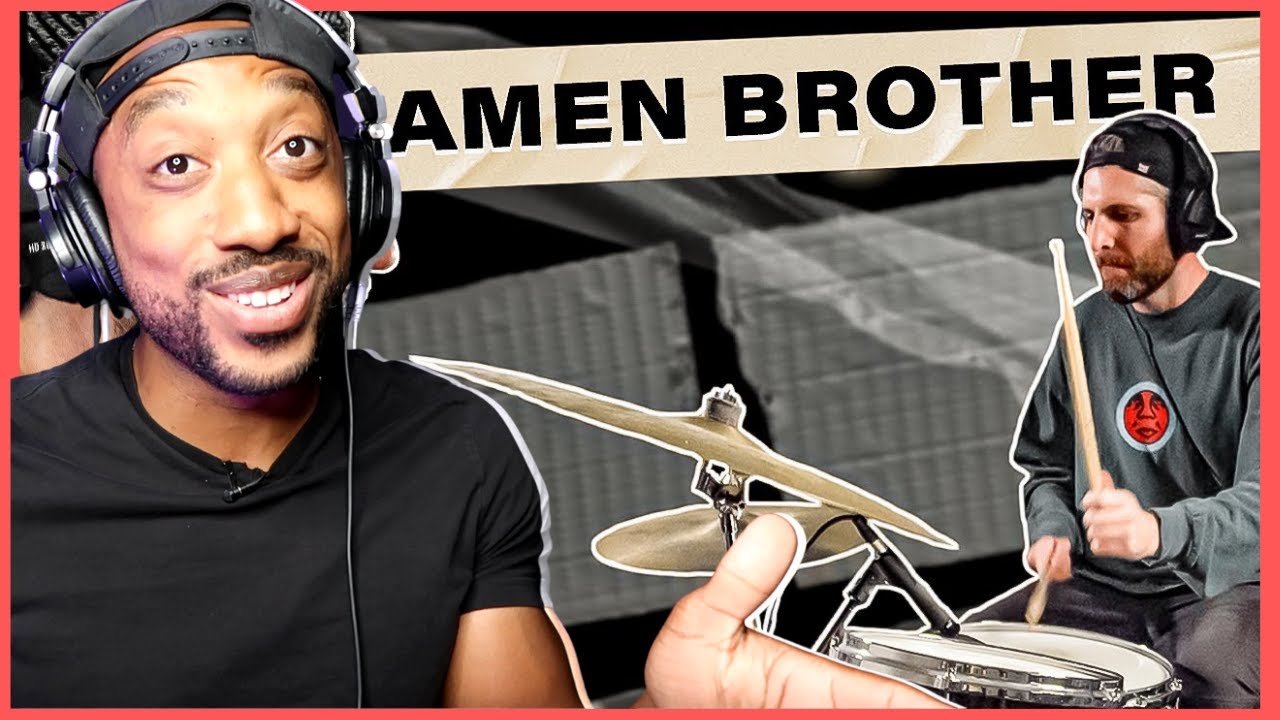 PRO DRUMMER REACTS Amen Brother Harry Mack Freestyles Over Classic Drum Breaks