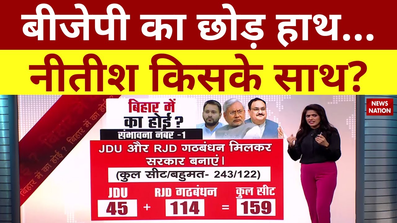 Bihar Political Crisis Live Updates: बीजेपी का छोड़ हाथ नीतीश किसके साथ? Nitish Kumar | Chirag Paswan
