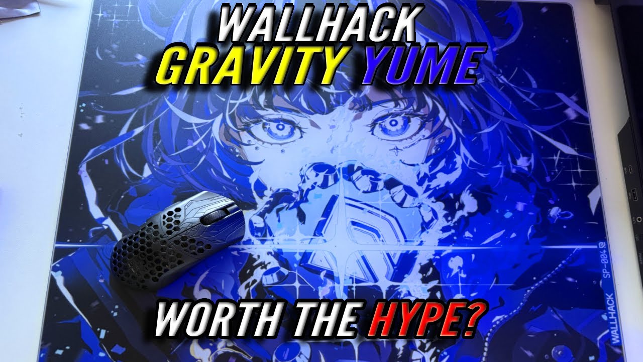 World's Rarest GLASS Mousepad? - Wallhack SP-004 Gravity Yume Unboxing & Review