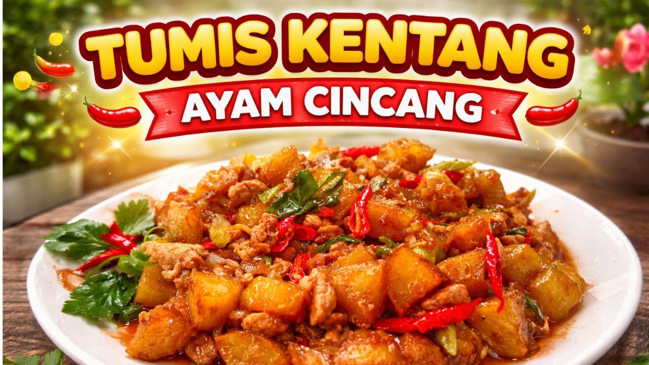Resep Tumis Kentang Ayam Cincang Simple | Cocok Untuk Anak & Keluarga