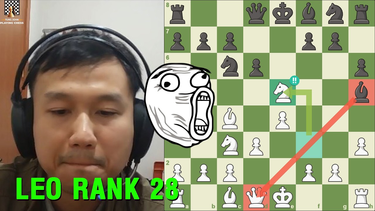 Leo Rank #28 - TungJohn Thí Hậu Nhưng Đối Thủ Không Dám Ăn và cái kết - Road to ELO 2000