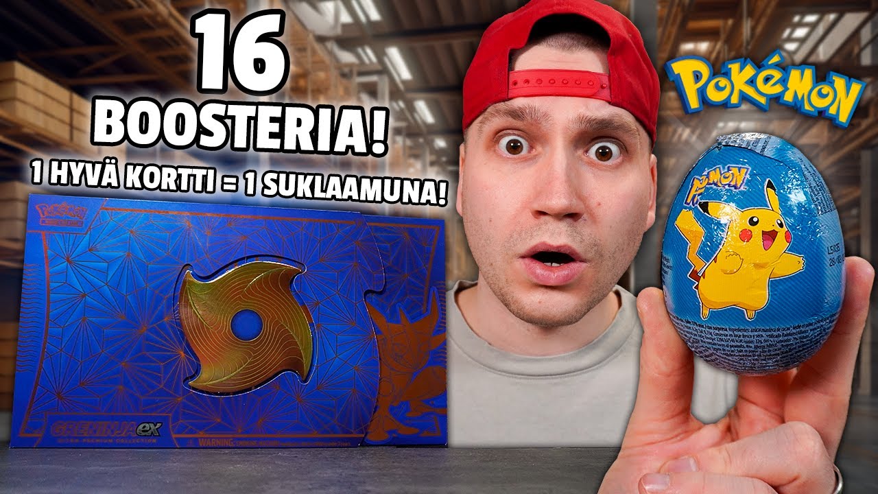 HYVÄ POKéMON KORTTI = SYÖN SUKLAAMUNAN?!