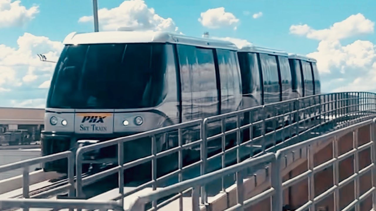 EASY PEASY! PHX Sky Train to Car Rental Center at Phoenix Sky Harbor International Airport