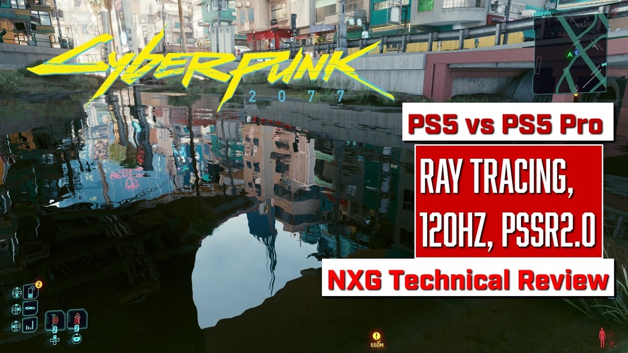 Cyberpunk 2077 - PS5 Pro Ray Tracing, PSSR2.0 and performance upgrades Tested